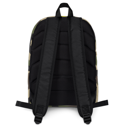 "Yella Yesser BG, Black Font" - Camo Backpack