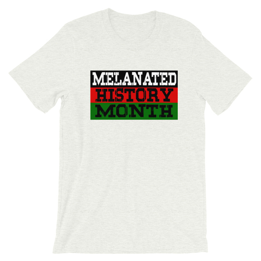 Melanated History Month Short-Sleeve Unisex T-Shirt