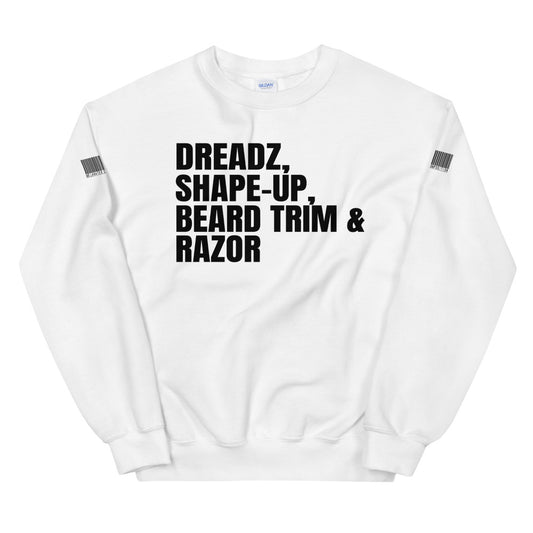 Dreadz, Shape-up, Beard Trim, Razon - Sweatshirt