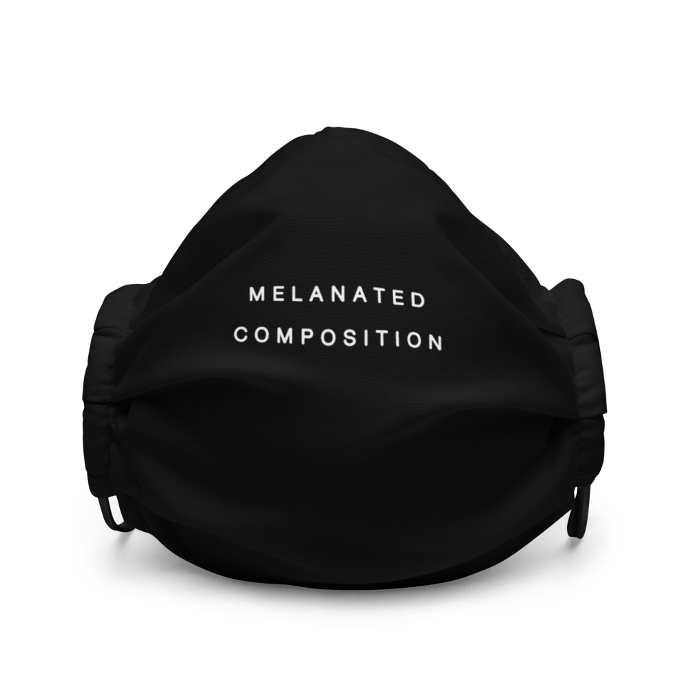 Melanated Composition Logo - Face mask