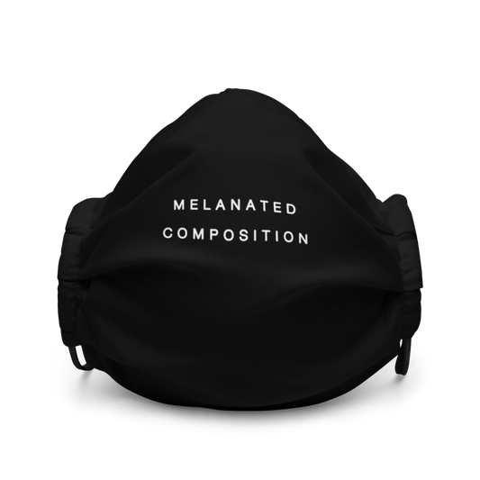 Melanated Composition Logo - Face mask