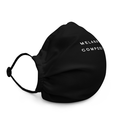 Melanated Composition Logo - Face mask