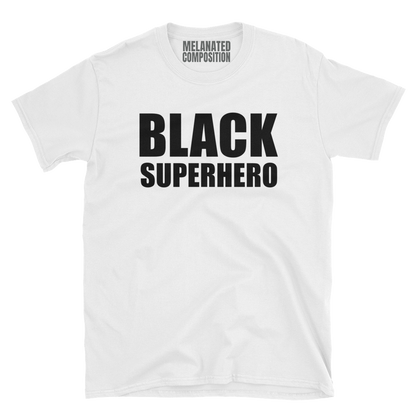 Black Superhero Short-Sleeve Unisex T-Shirt