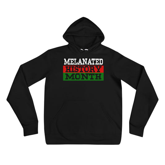 Melanated History Month Unisex hoodie