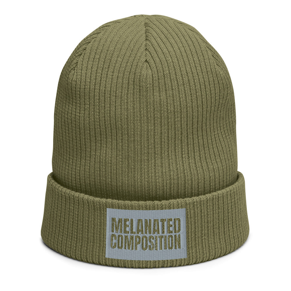 Organic ribbed beanie