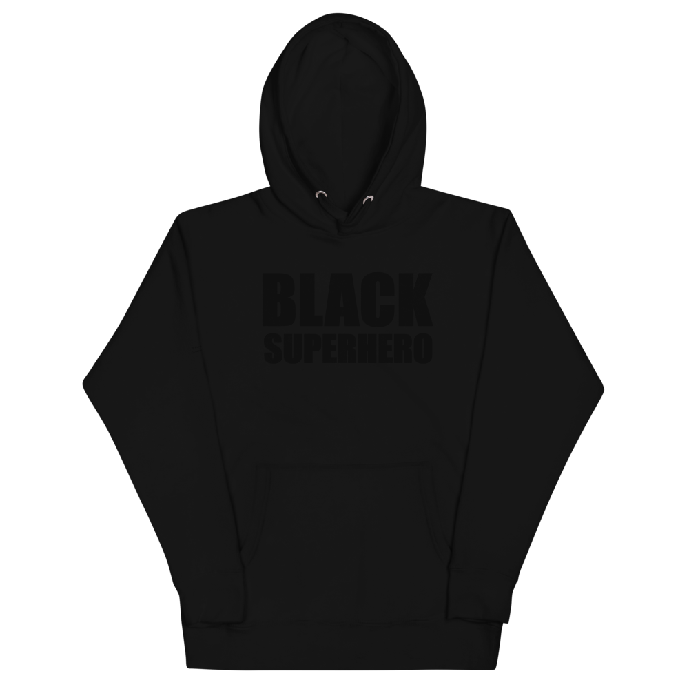 Black Superhero - Unisex Hoodie