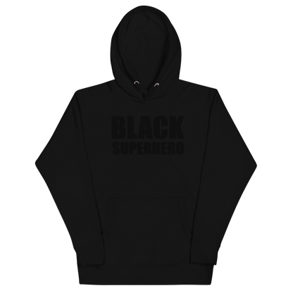 Black Superhero - Unisex Hoodie