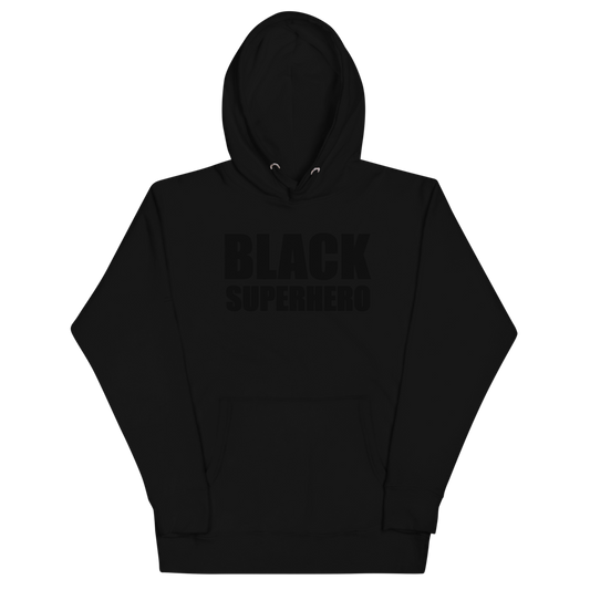 Black Superhero - Unisex Hoodie