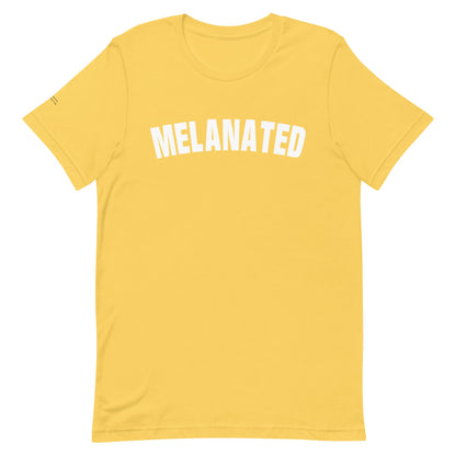 Melanated script - Short-Sleeve Unisex T-Shirt